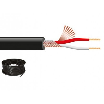 Monacor MC-102/SW Kabel mikrofonowy, 100m